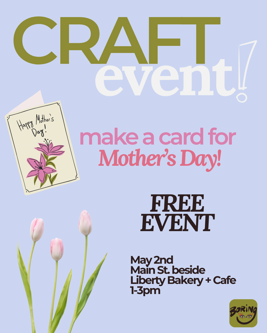 The Mother's Day Event (FREE; limited spots)